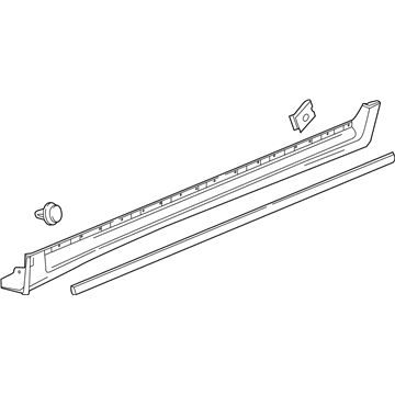 GM 84453930 Rocker Molding