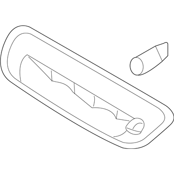 Hyundai 92700-2B000 Lamp Assembly-High Mounted Stop