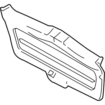 Ford 5F9Z-7440704-AAC Lower Trim Panel