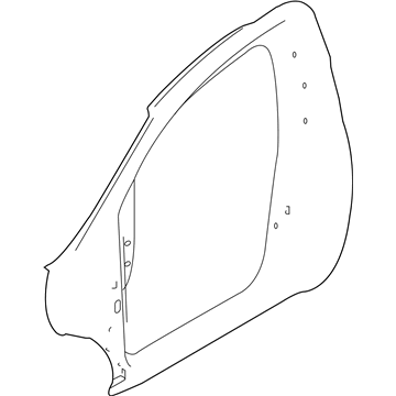 Nissan 76022-9FT0A Body-Side Outer, RH