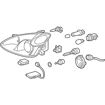 Lexus 81110-0E031 Headlamp Assembly, Right