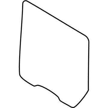 Hyundai 83411-26020 Glass-Rear Door Window, LH
