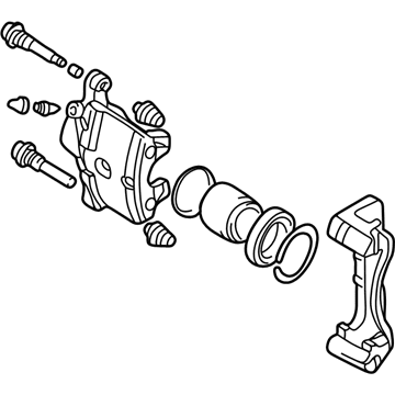 Mopar 4605A018 CALIPER-Front Brake