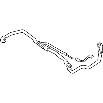 BMW 17-12-9-845-508 HOSE COOLANT RADIATOR INTAKE