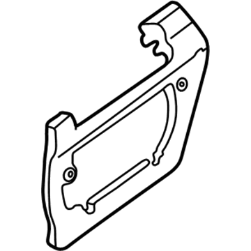 BMW 51-22-8-245-345 Carrier, Outside Door Handle, Rear Left