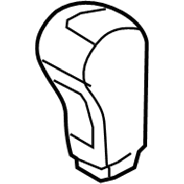 Hyundai 46720-2W200-VGD Knob Assembly-Gear Shift Lever