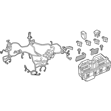 Honda 32200-TR7-A02 Wire Harness, Engine Room