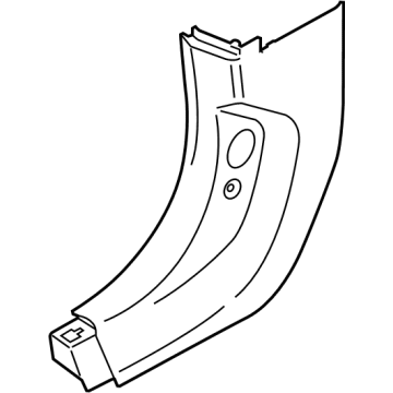 BMW 51-43-7-482-291 SIDE TRIM PANEL, FRONT LOWER