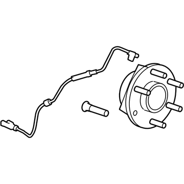 GM 84869190 HUB ASM-FRT WHL (W/ BRG & WHL SPD SEN)