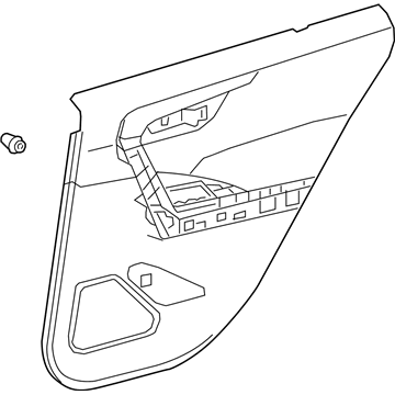 Toyota 67630-0R130-C0 Panel Assembly, Rr Door