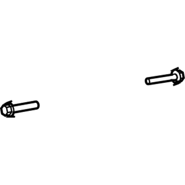 Honda 90172-SDA-A00 Bolt, Flange (10X78)