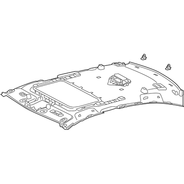 Lexus 63310-33730-A1 Headlining Assy, Roof