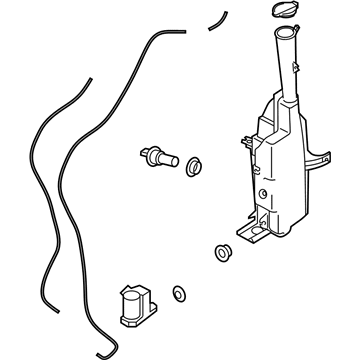 Hyundai 98610-S2000 Reservoir & Pump Assembly-Washer