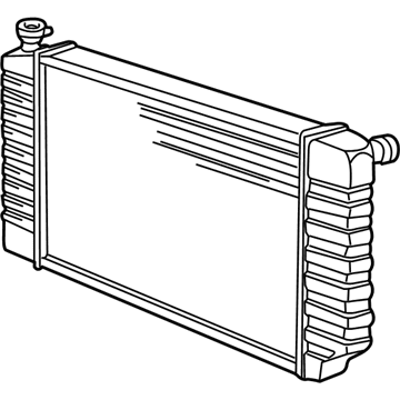 GM 89018624 Radiator