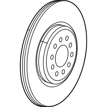 Mopar 68242624AA Front Brake Rotor