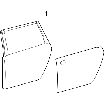 Toyota 67004-08111 Panel Sub-Assembly, SLID