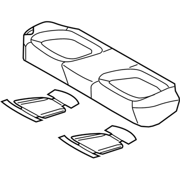 Kia 891002T850AL9 Cushion Assembly-Rear Seat