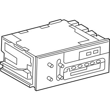 GM 15131158 Radio Asm-Amplitude Modulation/Frequency Modulation Stereo & Clock & Tape Player