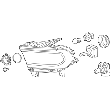 Mopar 68184829AS Headlamp