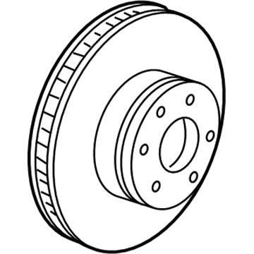 BMW 34-11-6-864-059 Brake Disc, Ventilated