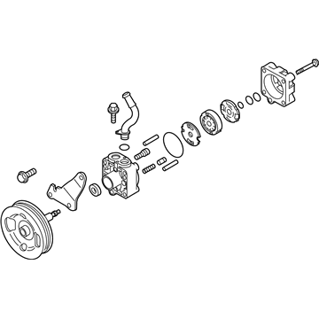 Infiniti 49110-JK20A Power Steering Pump Assembly