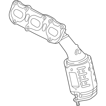 Hyundai 28510-3C760 Exhaust Manifold Catalytic Assembly, Right