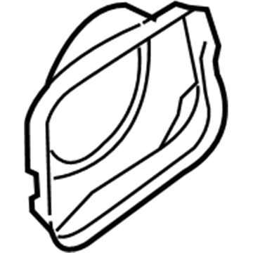 Nissan 78120-EA030 Base-Filler Lid