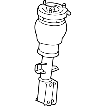 BMW 37-11-6-761-443 Front Left Suspension Strut