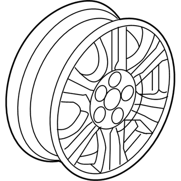 Honda 42700-TK8-A11 Disk, Aluminum Wheel (17X7J) (Tpms) (Enkei)