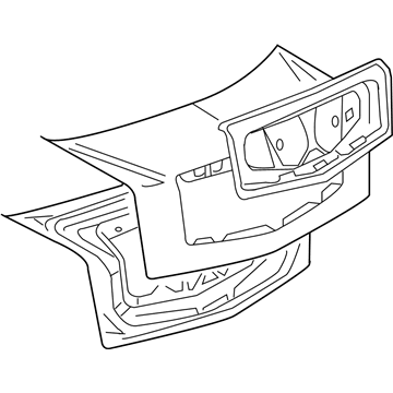 GM 19120524 Lid, Rear Compartment