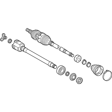 Toyota 43410-06732 Axle Assembly