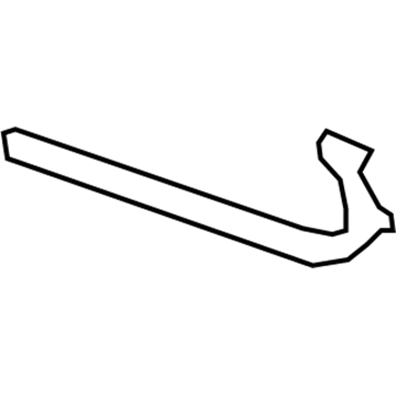 Lexus 52156-50060 Support, Rear Bumper Side