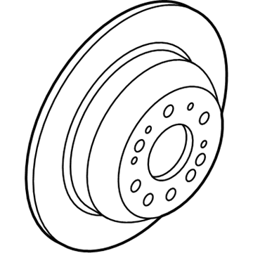 Kia 58411C6000 Disc Assembly-Rear Brake