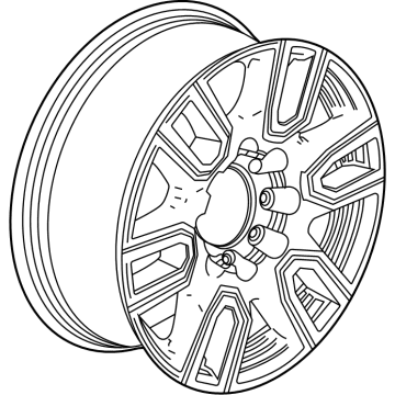 GM 84742712 Wheel, Alloy