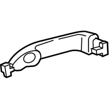 Toyota 69210-60100-J0 Handle, Outside