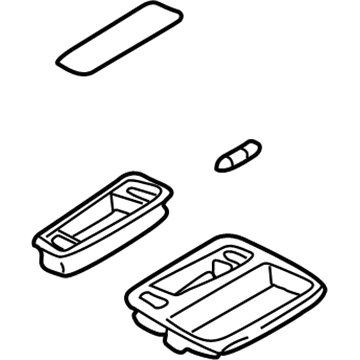 Hyundai 92870-2D000-OI Map Lamp Assembly