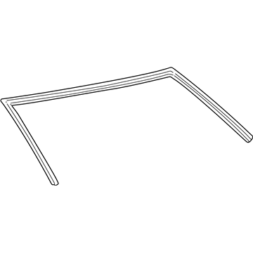 Lexus 75571-50060 Moulding, Back Window, Outside Upper