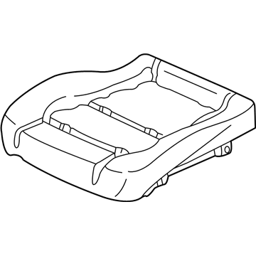Honda 81532-S82-A22 Pad & Frame, Left Front Seat Cushion