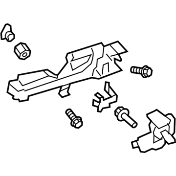 Lexus 69201-76040 Front Door Frame Sub-Assembly