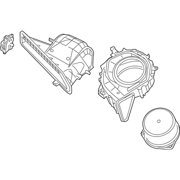 Nissan 27200-3KA4A Blower Assy-Front