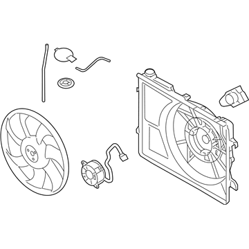 Kia 253801W152 Blower Assembly