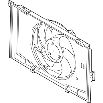 BMW 17-42-8-642-143 Fan Housing