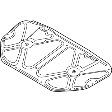 Kia 811253R500 Pad-Hood Insulating