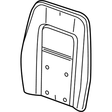 GM 23120425 Seat Back Pad