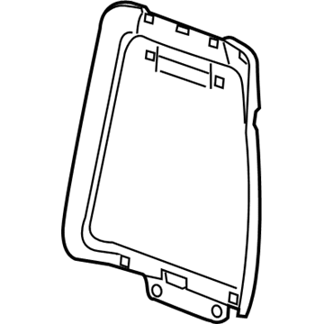 GM 23262201 Seat Back Panel