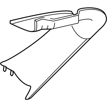 Mopar 1BB40DK5AB Molding-A-Pillar