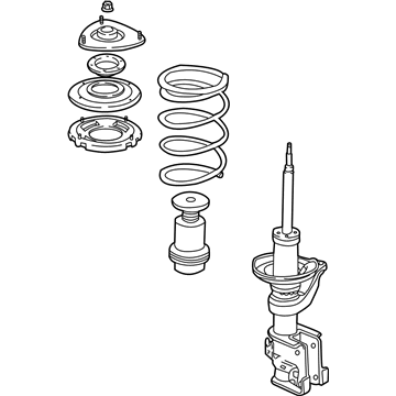 Honda 51601-S9A-A08 Shock Absorber Assembly, Right Front