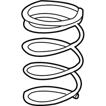 Honda 51401-S9A-306 Spring, Front