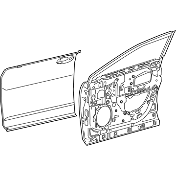 Lexus 67002-0E140 Panel Sub-Assembly, Front Door Inside