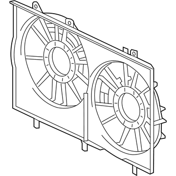 Toyota 16711-0V090 Fan Shroud